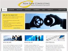 Tablet Screenshot of newpeakconsulting.com